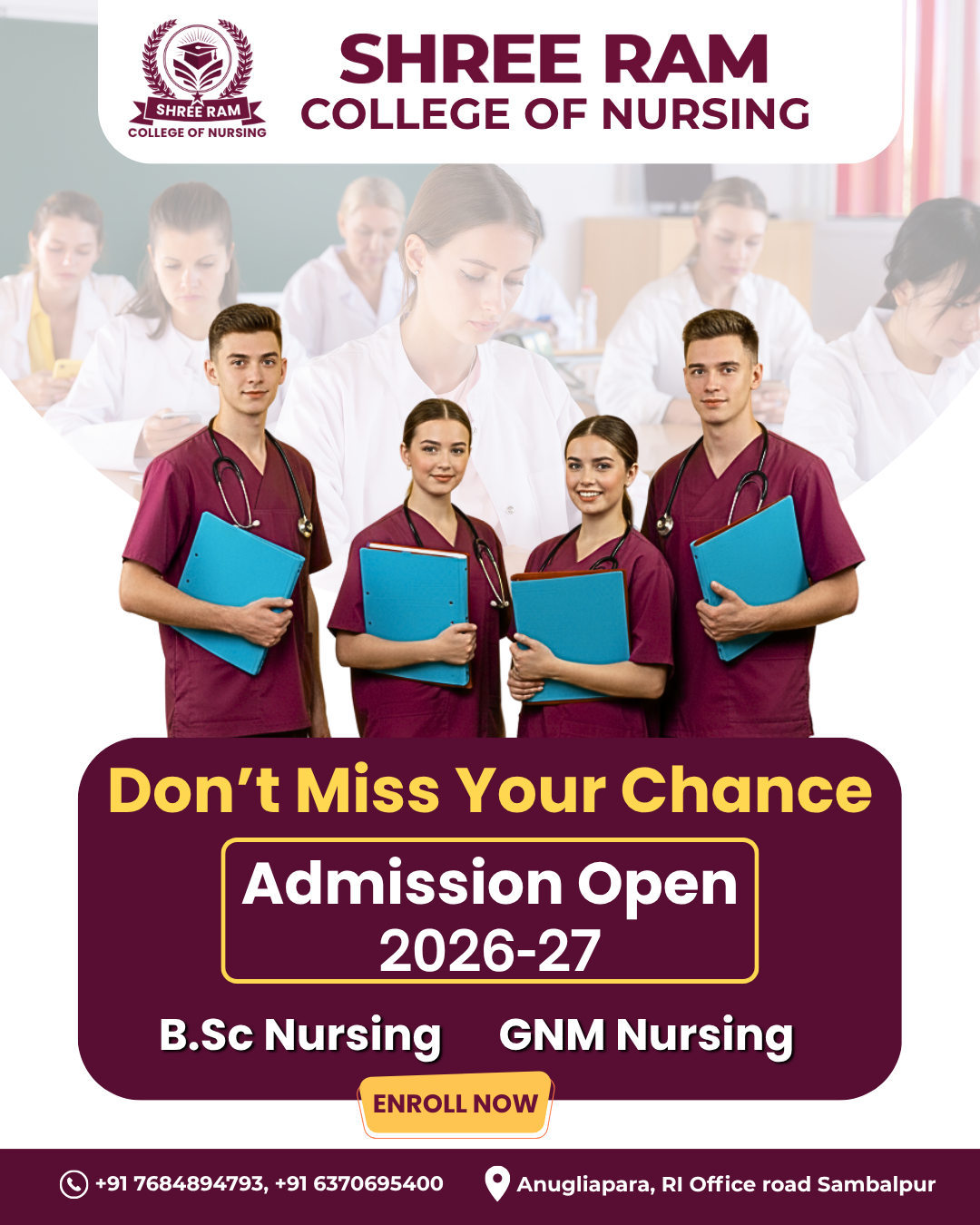 Don’t Miss Your Chance